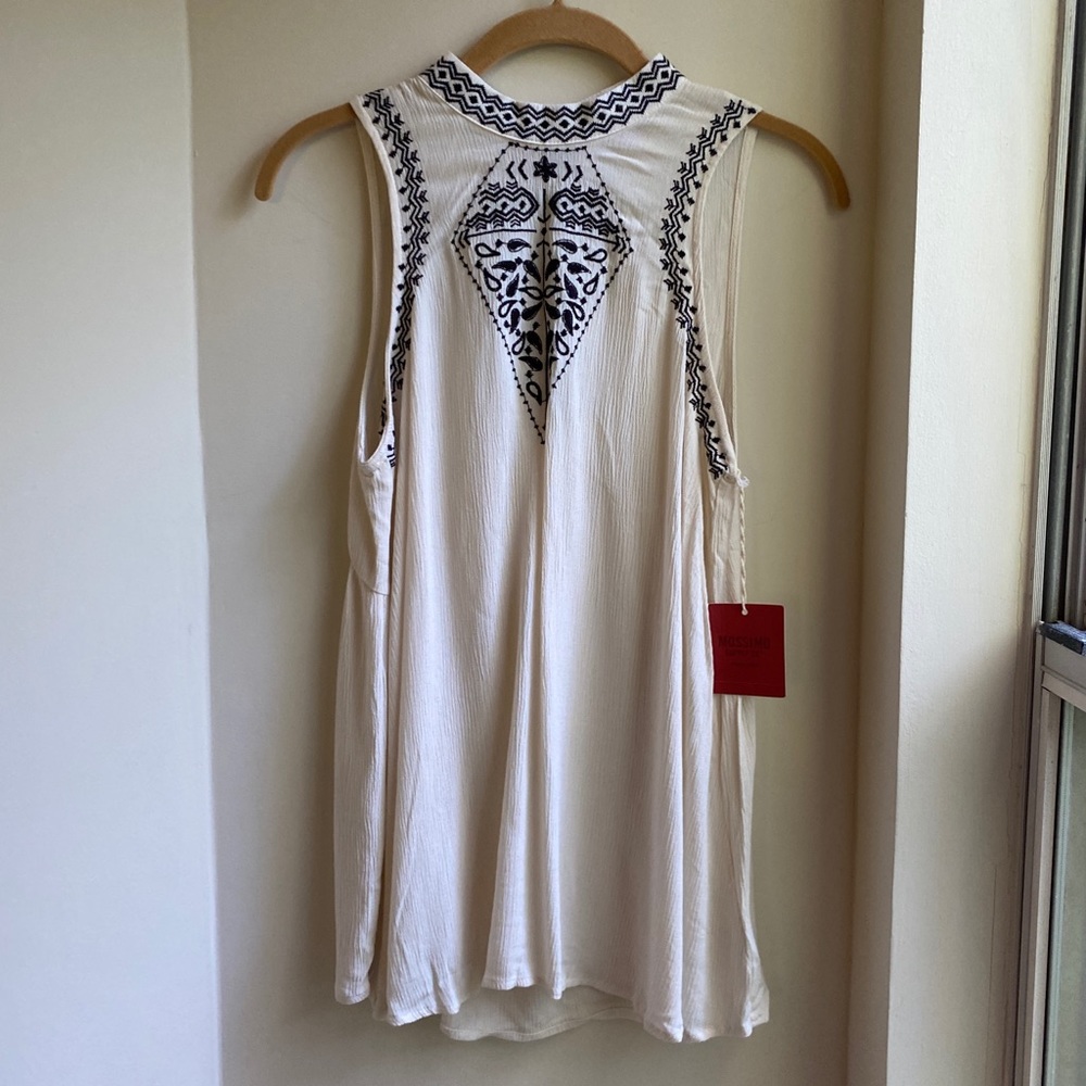 White Babydoll Tank